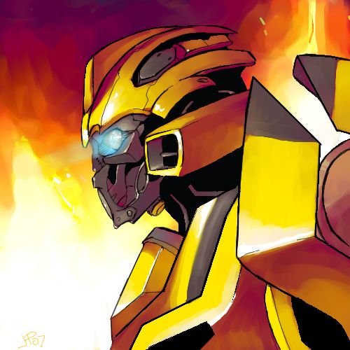 Transformers Prime Бамблби арт