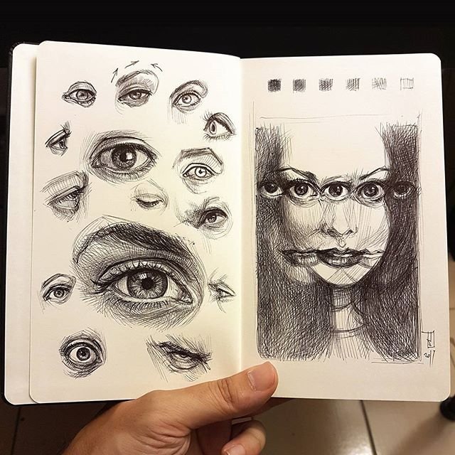 Рисунки для скетчбука