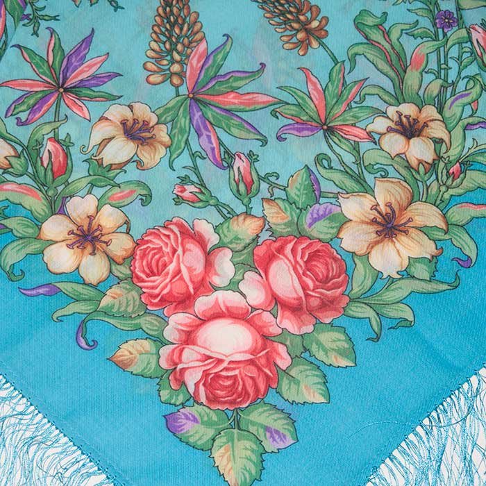 Павловская шаль рисунок для детей