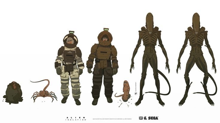 Alien Isolation концепты