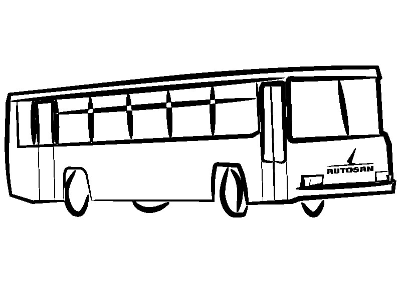 Нарисовать автобус