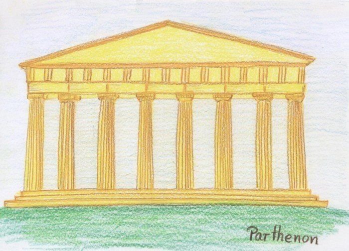 Храм Парфенон в Афинах