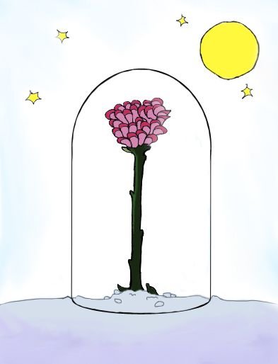 Маленький принц и роза
