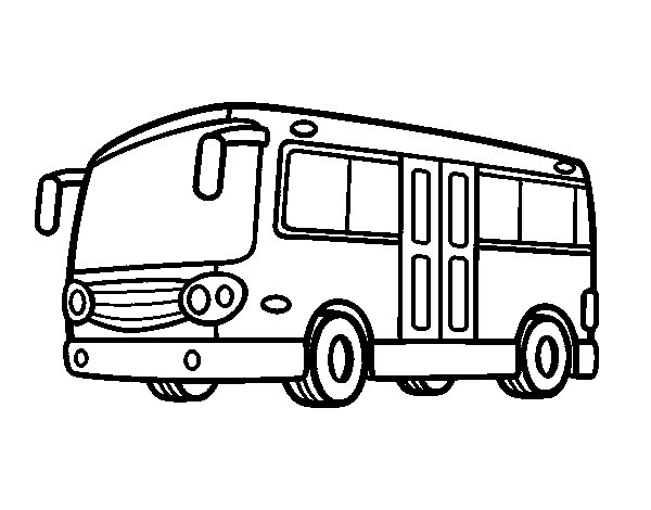 Раскраска автобус