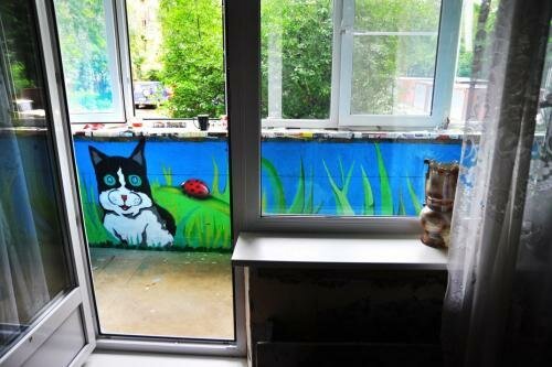 Разрисовать стену на балконе