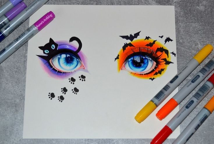 Красивые рисунки фломастерами