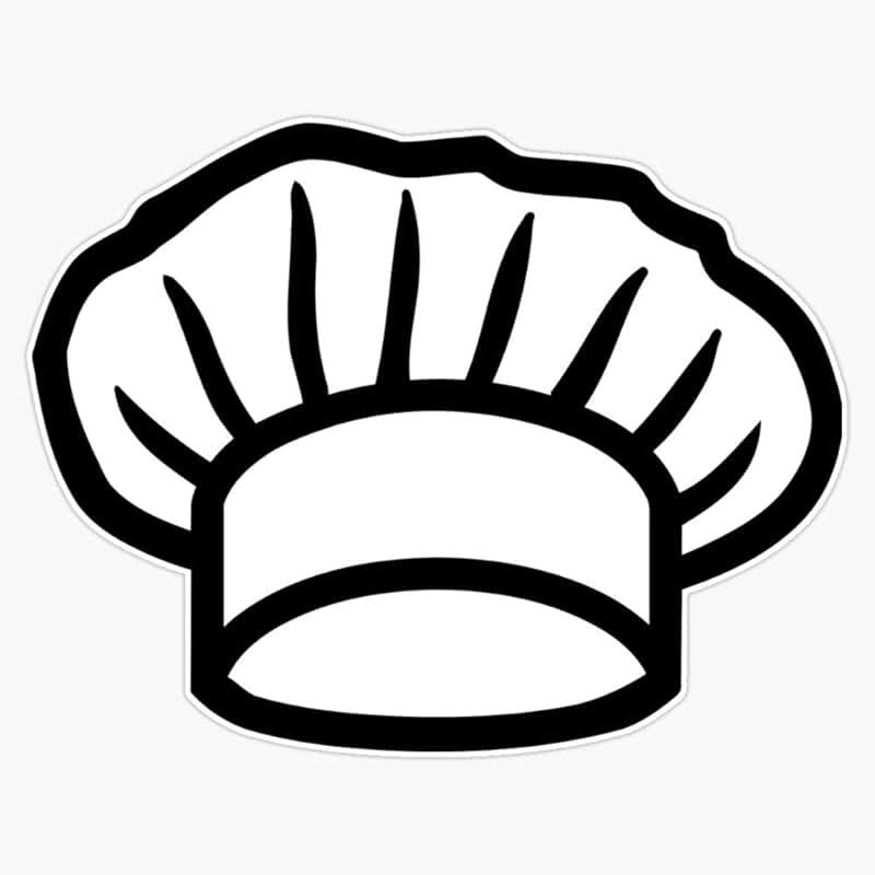 Поварской колпак раскраска