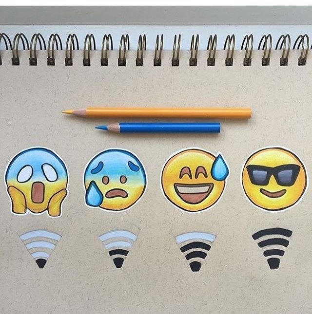 Смайлы для скетчбука