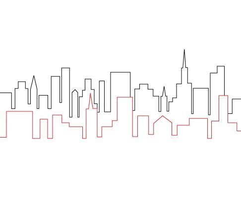 Контур города