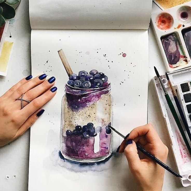 Идеи для рисования красками
