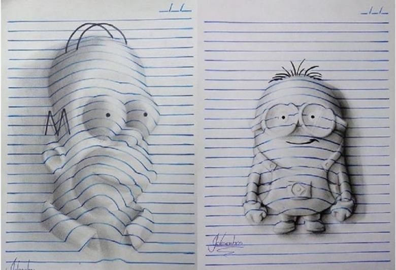 Интересные рисунки легкие