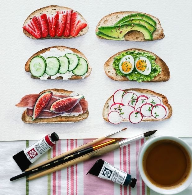 Еда для рисования