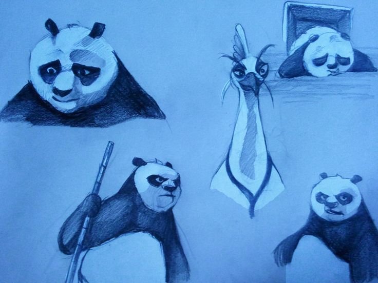 Кунг фу Панда концепты