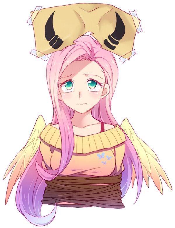 My little Pony аниме Флаттершай