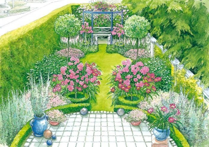 Ландшафт рисунок