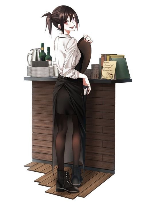 Аниме официантка