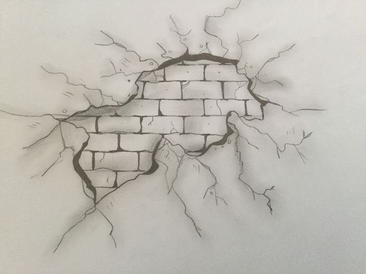 Графические рисунки на стенах