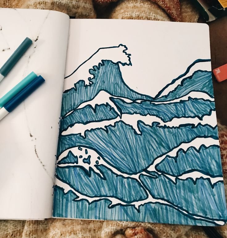 Рисунки для скетчбука красками
