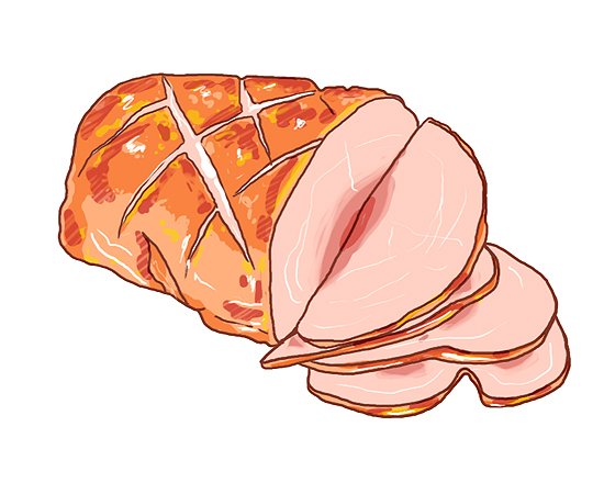 Ветчина нарисованная