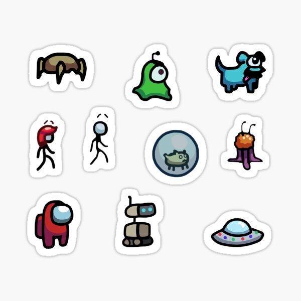 Стикеры из игр для печати