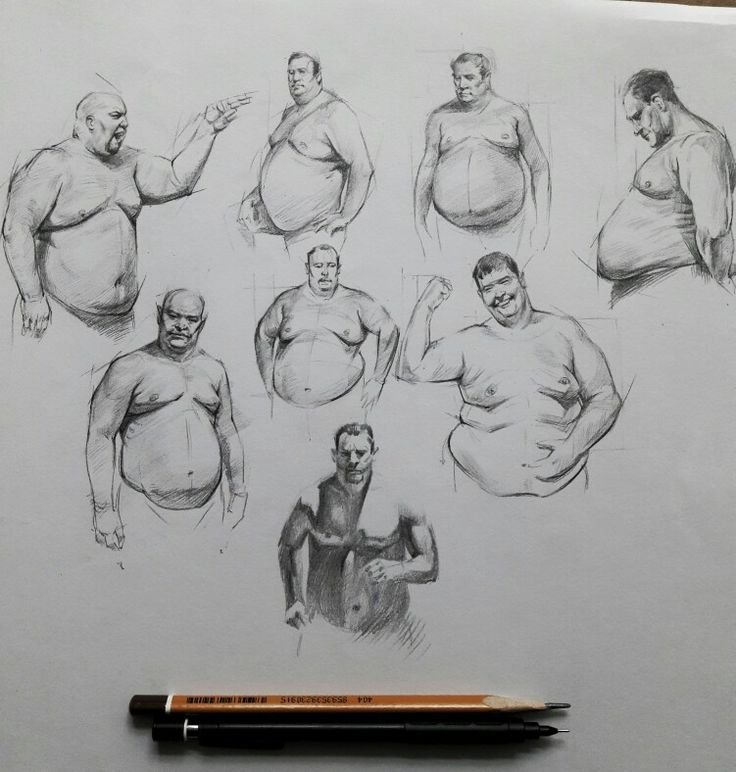 Набросок тела человека