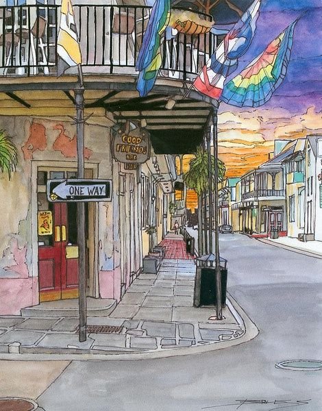 New Orleans рисунки легкие