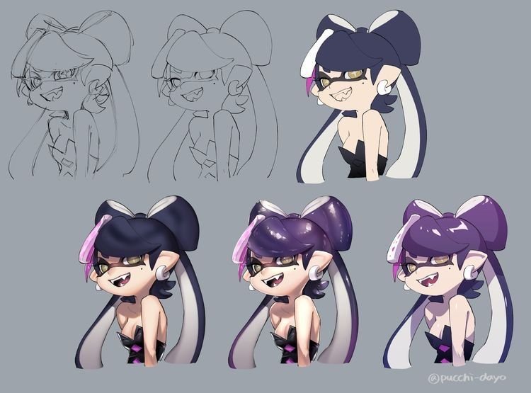 Splatoon Hairstyles