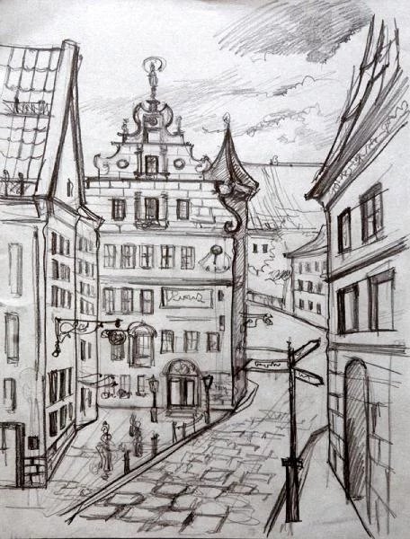Город карандашом