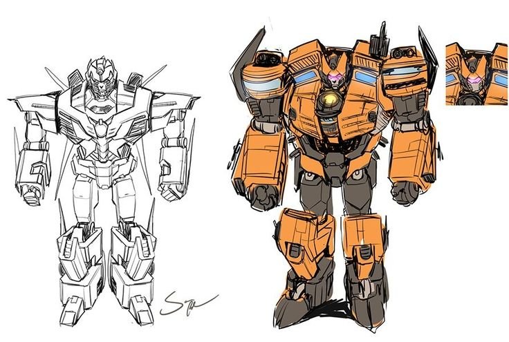 Оптимус IDW концепт арт