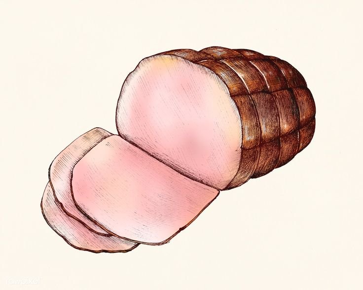 Ветчина нарисованная