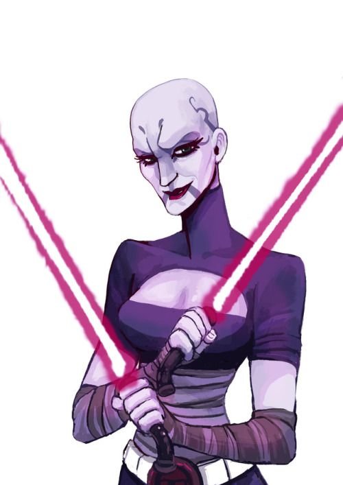 Star Wars Asajj Ventress Art