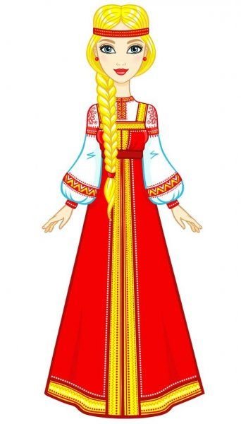 Платье русской красавицы