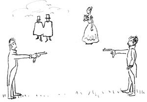 Дуэль рисунок