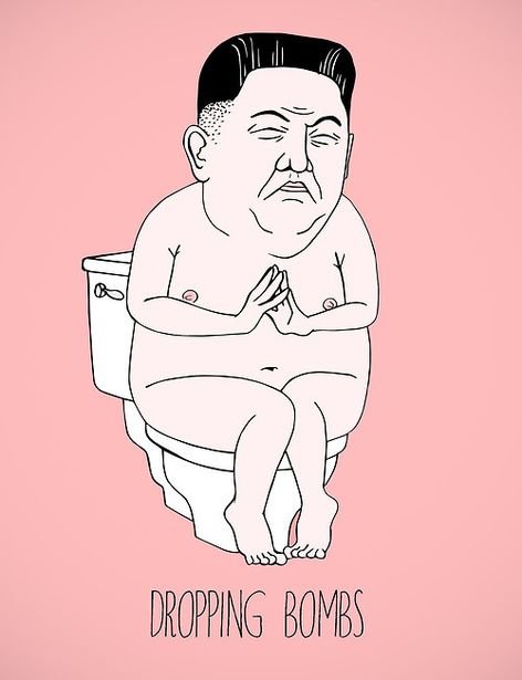 Ким Чен Ын рисунок
