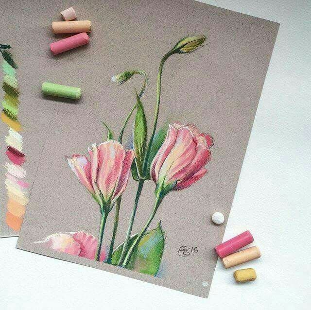Идеи для рисунков пастелью