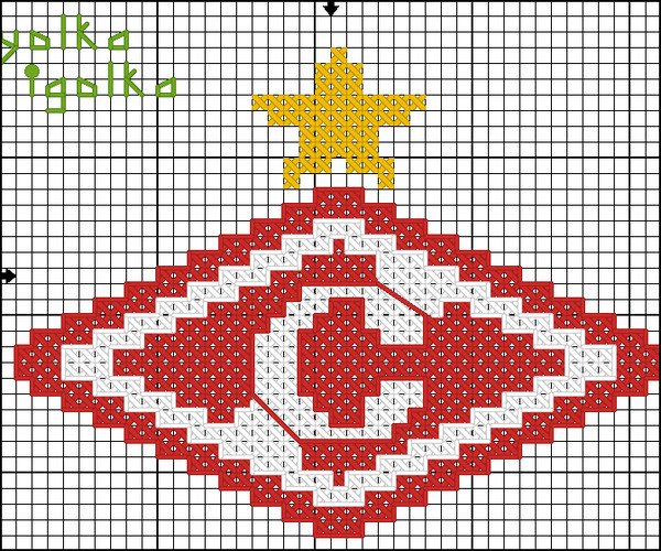 Схема вышивки Спартак