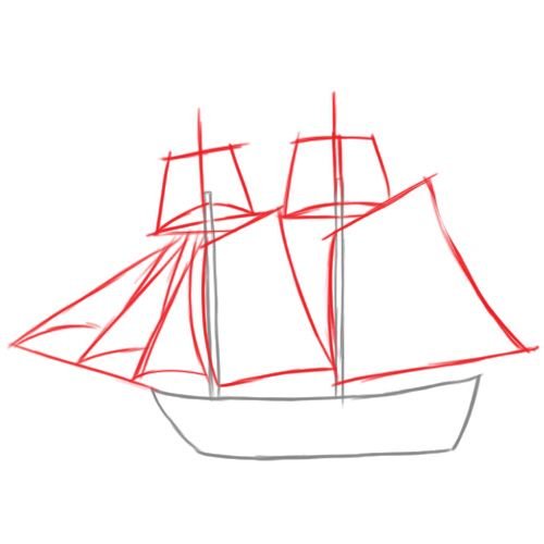 Корабль рисунок