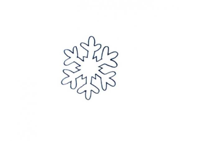 Снежинка рисунок