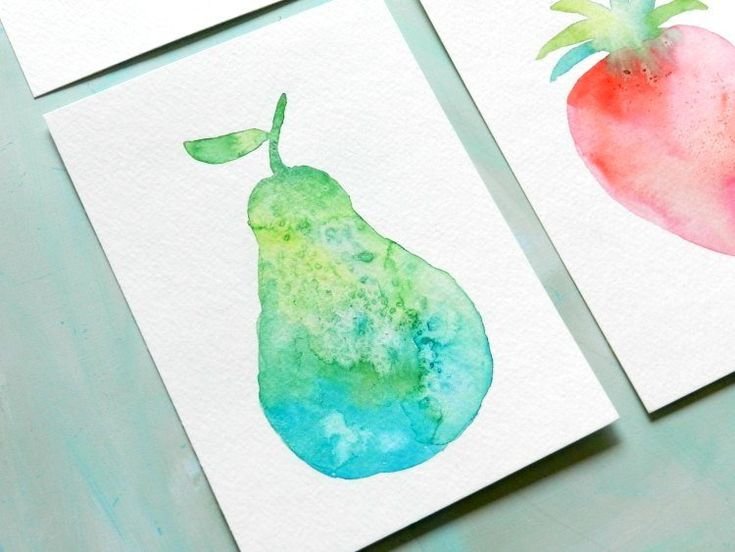 Рисунки акварелью для начинающих