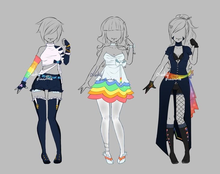 Аниме outfit Design by LOTUSLUMINO