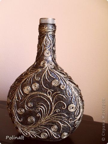 Пейп арт бутылки