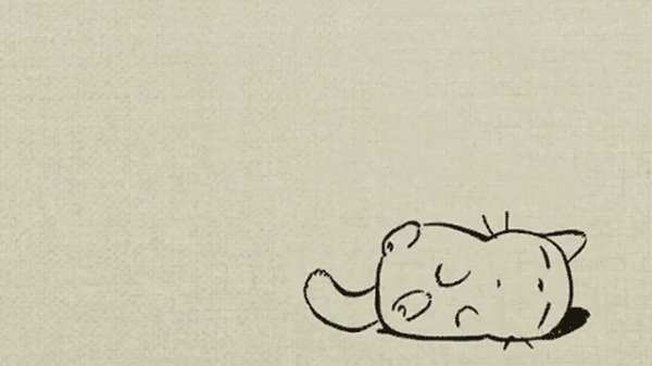 Спящие котики рисунки