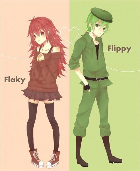 Happy Tree friends Флиппи и Флаки