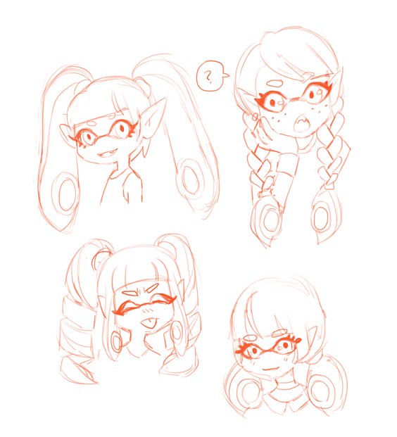 Splatoon 3 how to draw Inkling Eyes