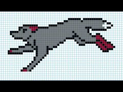 Рисовать по клеточкам волка