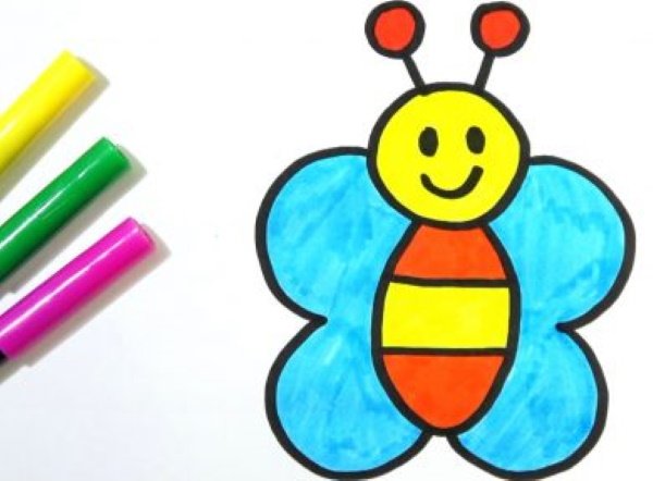 Рисунок фломастерами для детей