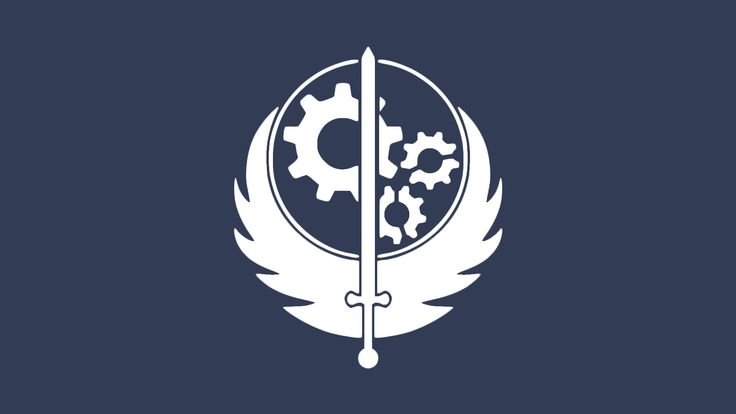 Fallout братство стали значок