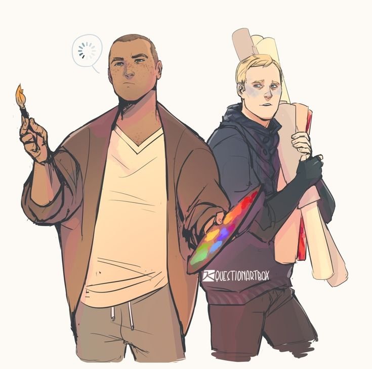 Detroit become Human Маркус и Саймон