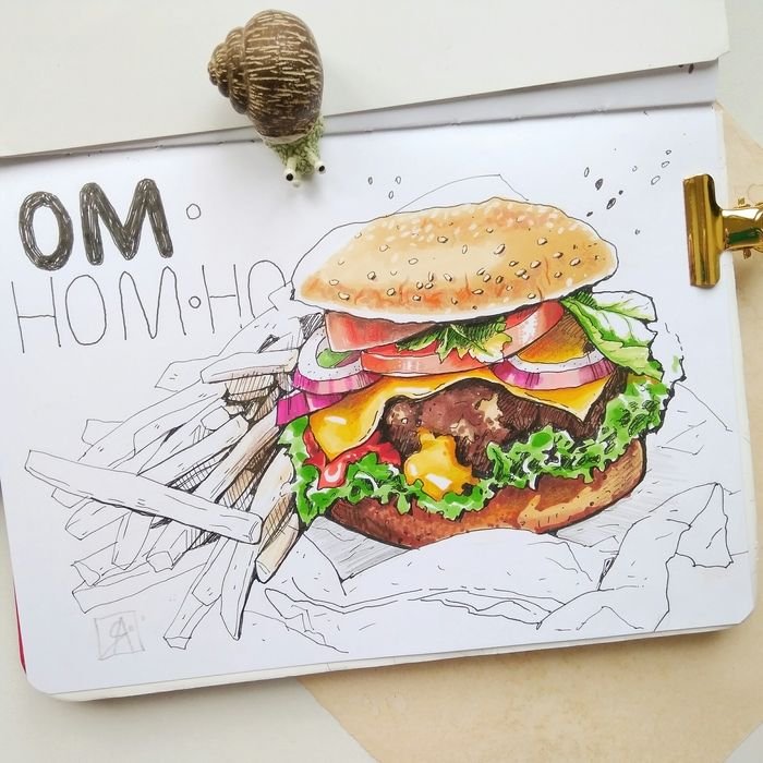 Рисунки еды