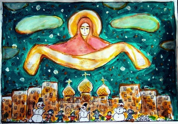 Покров в живописи